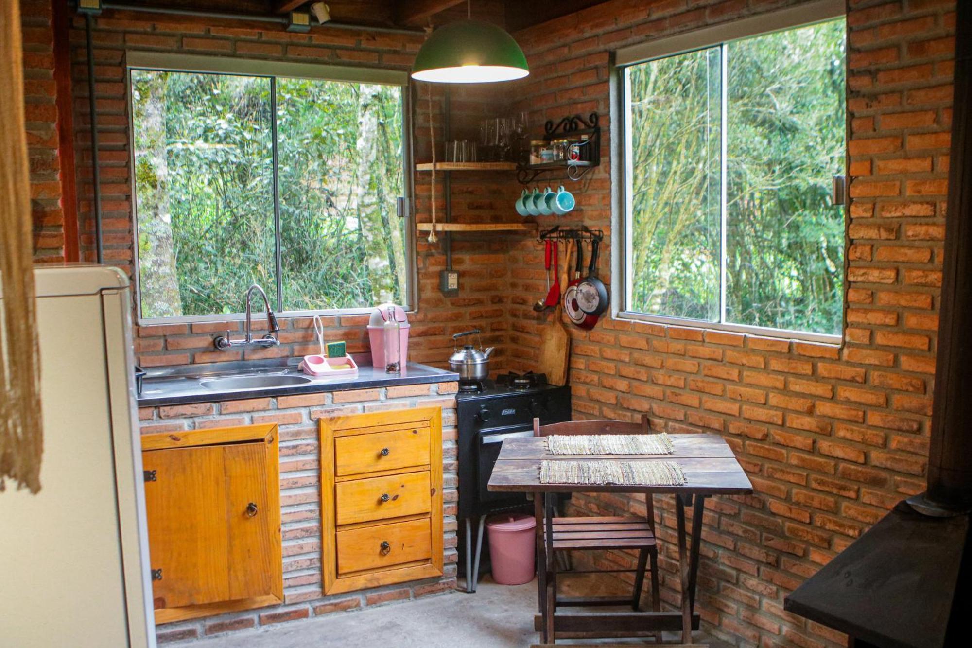 Cabana Na Floresta Rincao Do Fortaleza Cambará Luaran gambar
